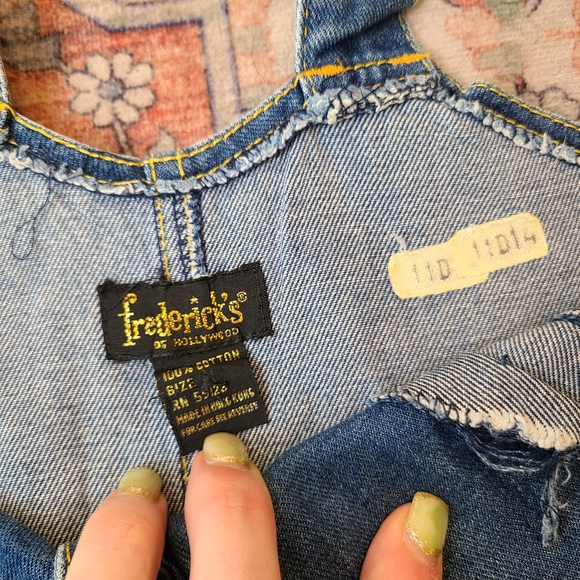 Vintage 70s Frederick's of Hollywood Sexy Denim Overalls - Picture 6 of 11